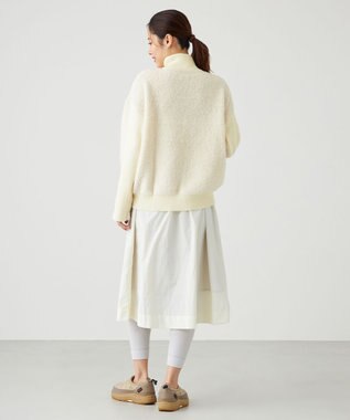 SHARE PARK LADIES プードルタートルニット アイボリー系