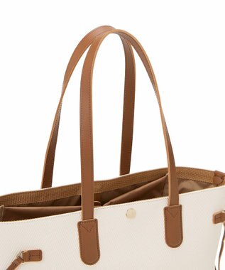 TOPKAPI 【Breath TOPKAPI】2way A4 ロングハンドル トート バッグ クリーム