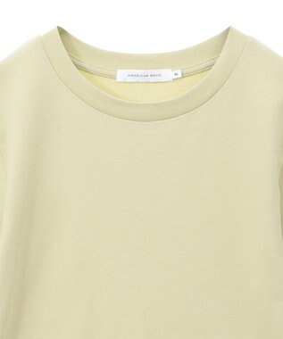 AMERICAN HOLIC きれいめコットンベーシックＴシャツ（５分袖） Pistachio