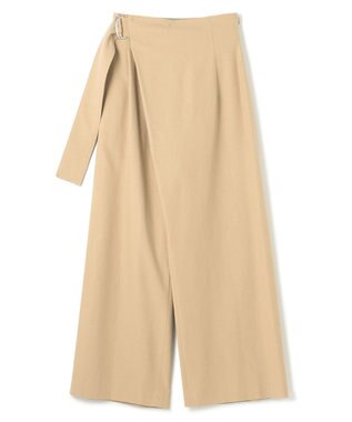 uncrave 【手洗い可】コットンリネンツイル パンツ（uncrave WHITE） ベージュ