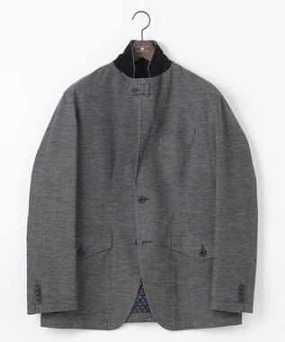 JOSEPH ABBOUD 【ストレッチ】メランジモールスキン ジャケット グレー系