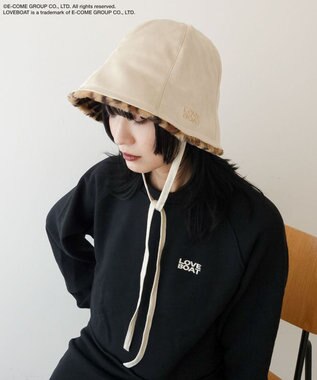 Green Parks ■ＬＯＶＥ　ＢＯＡＴ　スエード調ハット Ivory