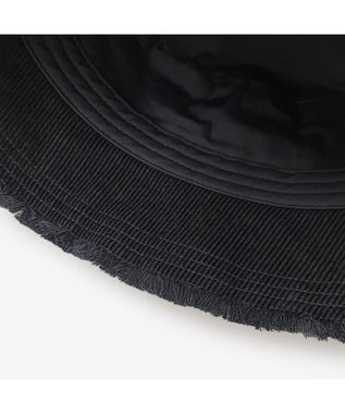 林八百吉商店 Champion コーデュロイフリンジチューリップハット ブラック