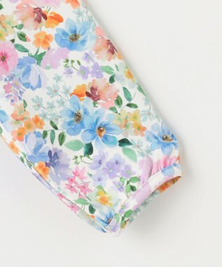 ANY KIDS UVカット さらさら パーカー 花柄