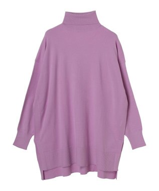 Green Parks もちやわ　タートルニットチュニック Pink