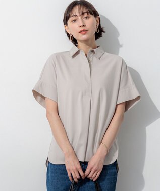 23区 【先行予約】ファインツイストポンチ スキッパー カットソー