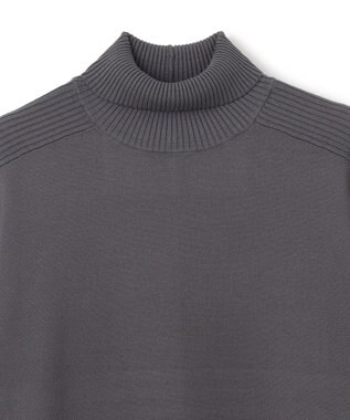 BEIGE， 【洗える】WILLOW / サムホールハイネックニット Warm Gray