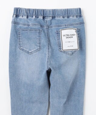 ANY 【洗濯機可/ウエストゴム/ストレッチ】ウルトライージーデニムパンツ フェードインディゴ
