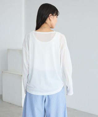 CRAFT STANDARD BOUTIQUE フラワープリントシアーロンTee Red