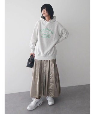 Green Parks 裏起毛裏毛パーカー Gray Mixture