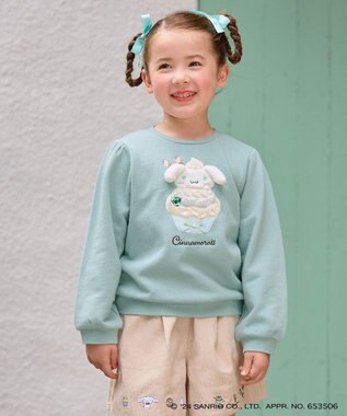 ANY KIDS 【any FAM×サンリオキャラクターズ】カップケーキトレーナー ミント×シナモロール