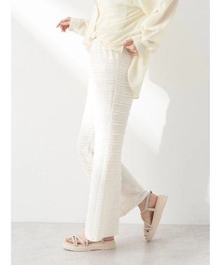 earth music&ecology レースパンツ Off White