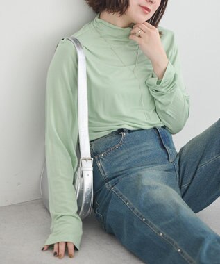 earth music&ecology スタッズデニムパンツ Medium Indigo