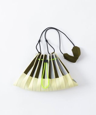 TRICOTE プリーツストライプミニバッグ 72PINK