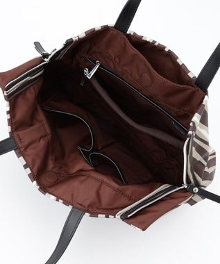 Y'SACCS 【ムック本掲載】ドローイングストライプ　トートバッグ ワイン