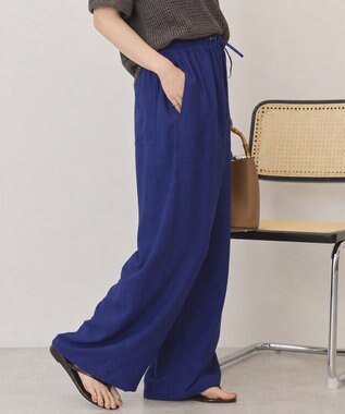 AMERICAN HOLIC 【マルチ機能】ベイカーリラックスパンツ【WEB限定カラー有り】 Blue