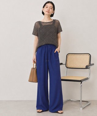 AMERICAN HOLIC 【マルチ機能】ベイカーリラックスパンツ【WEB限定カラー有り】 Blue