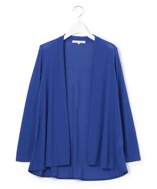 23区 【新色追加/UVケア/接触冷感】マルチ機能 シアー ショート カーディガン ブルー系
