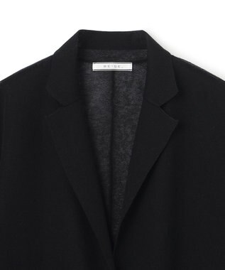 BEIGE， PYRRHOT / シアーコンビ ニットジャケット Black