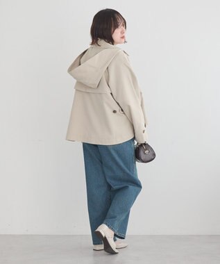 earth music&ecology スタッズデニムパンツ Medium Indigo