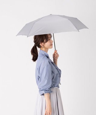 MOONBAT Magical tech(マジカルテック) 超軽量 折りたたみ傘 72g プレーン UV 大きめ55cm ライトグレー