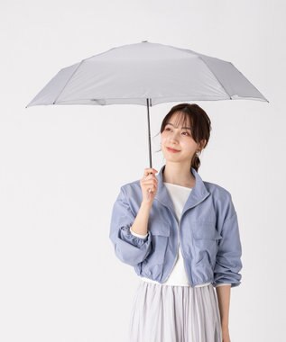 MOONBAT Magical tech(マジカルテック) 超軽量 折りたたみ傘 72g プレーン UV 大きめ55cm ライトグレー
