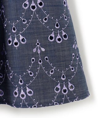 TOCCA 【洗える】PEACOCK TAIL LACE ドレス ライラック系7