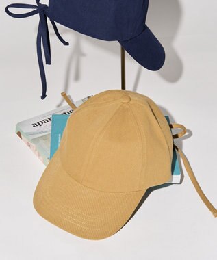 AMERICAN HOLIC バックリボンキャップ Camel