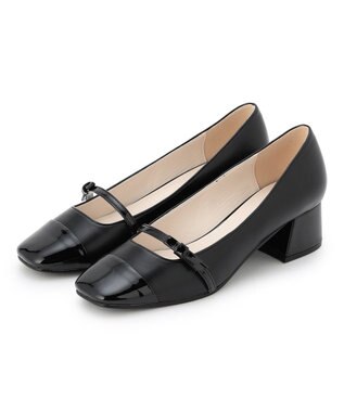 TOCCA RIBBON CROSSING PUMPS メリージェーン パンプス ブラック系