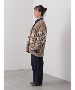 CRAFT STANDARD BOUTIQUE 【男女兼用】オルテガ柄カーディガン Beige