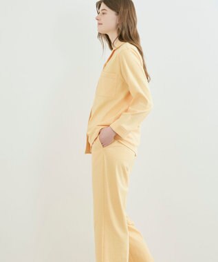 une nana cool 【綿混】天竺パジャマ MADE WITH LIBERTY FABRIC イエロー