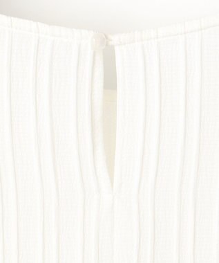 ANY SIS S 【洗える】ジャガードペプラム ブラウス オフ