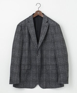 JOSEPH ABBOUD 【キングサイズ・ストレッチ】フランネルジャージ ジャケット ブラック系4