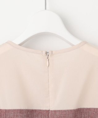 Feroux ドッキング風ワンピース ピンク系