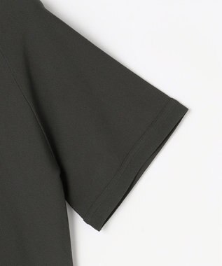 自由区 S 【接触冷感・UVカット・洗える】クレープストレッチAライン ニット バーント