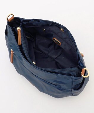 LA BAGAGERIE シャドージャカード 2WAYショルダーバッグ ネイビー