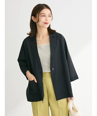 Green Parks ドルマンスリーブシアージャケット Black