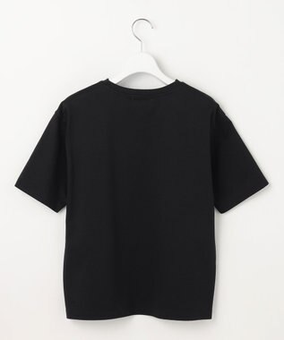 自由区 L 【洗える】グラフィックロゴ Tシャツ ブラック×ゴールド