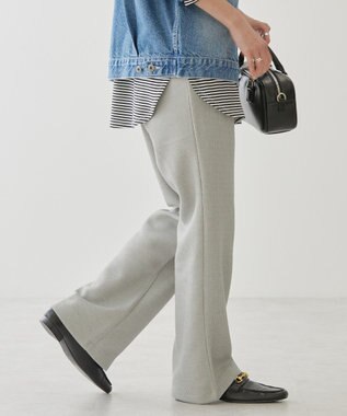 AMERICAN HOLIC 針抜きリブパンツ Light Gray Mixture