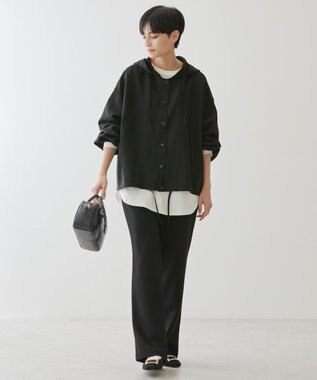 AMERICAN HOLIC 針抜きリブパンツ Black