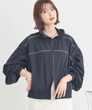 earth music&ecology パイピングブルゾン