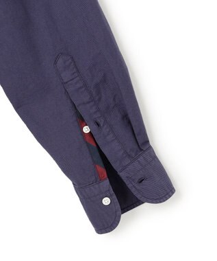 J.PRESS MEN このさりげなさが大人気【IVY COLLECTION】【UNISEX】バックブルオックスガーメントダイ シャツ ネイビー系