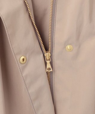 J.PRESS LADIES L 【洗える・撥水】マイクロタフタ フーデッド ショート コート モカ系