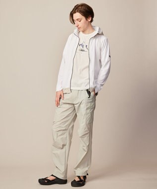 JOSEPH ABBOUD MOUNTAIN 【ユニセックス・ECO撥水/抗菌性/軽量】タスランワッシャー クライミングカーゴ パンツ ライトグレー系