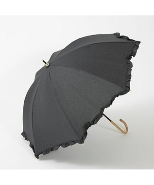 UNBILLION カシュネ cachenez / 【晴雨兼用】【日傘】 シャンプレーフリルショートパラソル ブラック