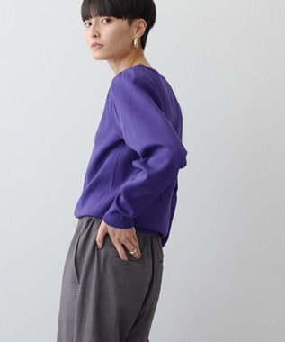 AMERICAN HOLIC エコカルットショルダータックニットプルオーバー Purple