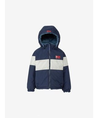 HELLY HANSEN 【キッズ】シャギーフリースリバーシブルジャケット オーシャンネイビー×アイボリー