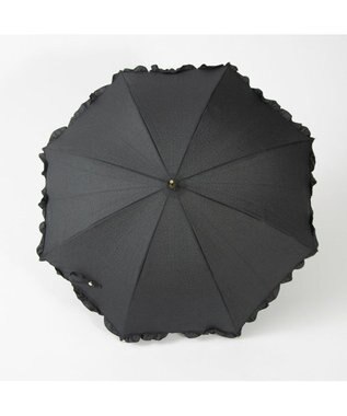 UNBILLION カシュネ cachenez / 【晴雨兼用】【日傘】 シャンプレーフリルショートパラソル ブラック