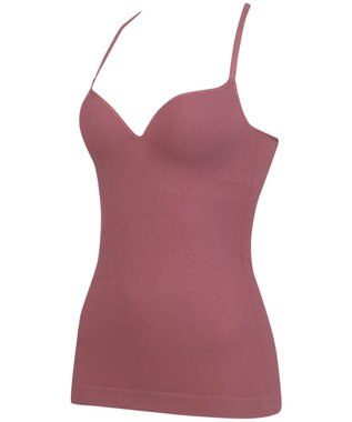 WACOAL 【GOCOCi ゴコチ】 カップ付きインナー ぴったりフィット ズレにくい 洗濯機洗い可能(ネット使用) ブラキャミソール ブラトップ レディース ノンワイヤー UGG122 /ワコール ロマンピンク