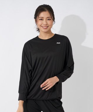 OP／FILA 【FILA】水陸両用フィットネスウェア 2点セット ブラック